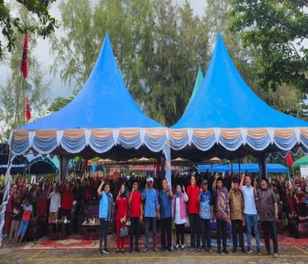 Kampanye dialogis Cawagub, SF Hariyanto di Desa Batu Panjang, Kecamatan Rupat Selatan, Bengkalis (foto/ist)